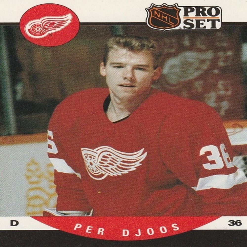 Per Djoos - 1990 Pro Set Hockey Card
